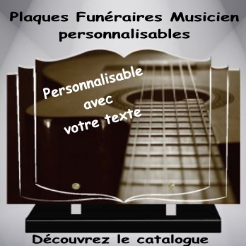 Plaque Funeraire Musiciens